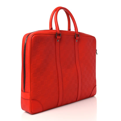 Louis Vuitton Damier Infini Porte-Documents Voyage Motel Red 2 of 5