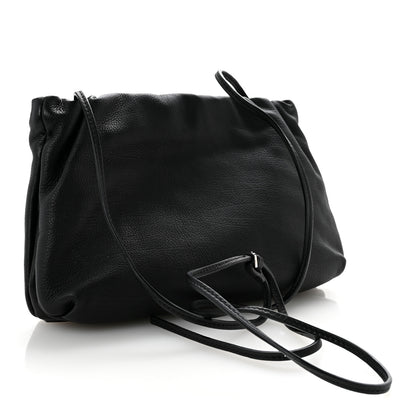 The Row Grained Calfskin Bourse Clutch  Black 3 of 10