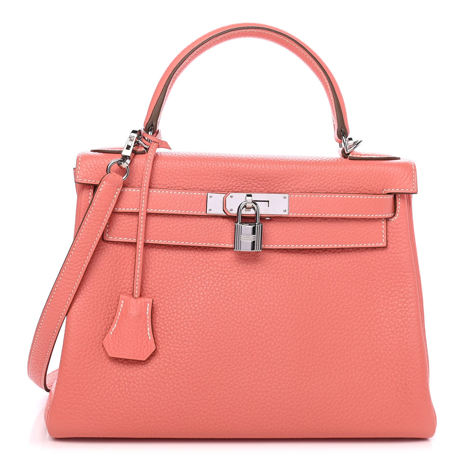 Hermes Taurillon Clemence Kelly Retourne 28 Crevette 1 of 15