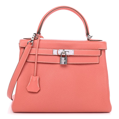 Hermes Taurillon Clemence Kelly Retourne 28 Crevette 1 of 15
