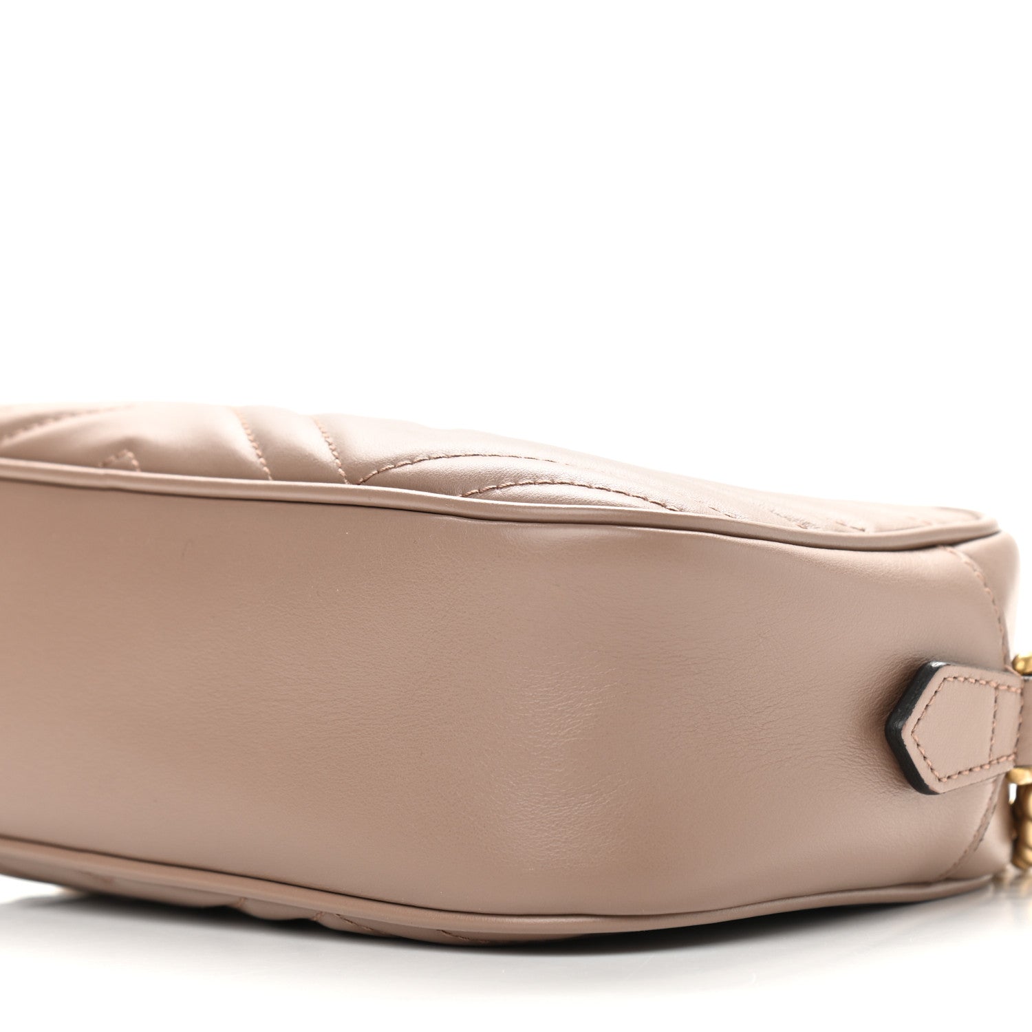Gucci Calfskin Matelasse Small GG Marmont Chain Shoulder Bag Porcelain Rose 9 of 9