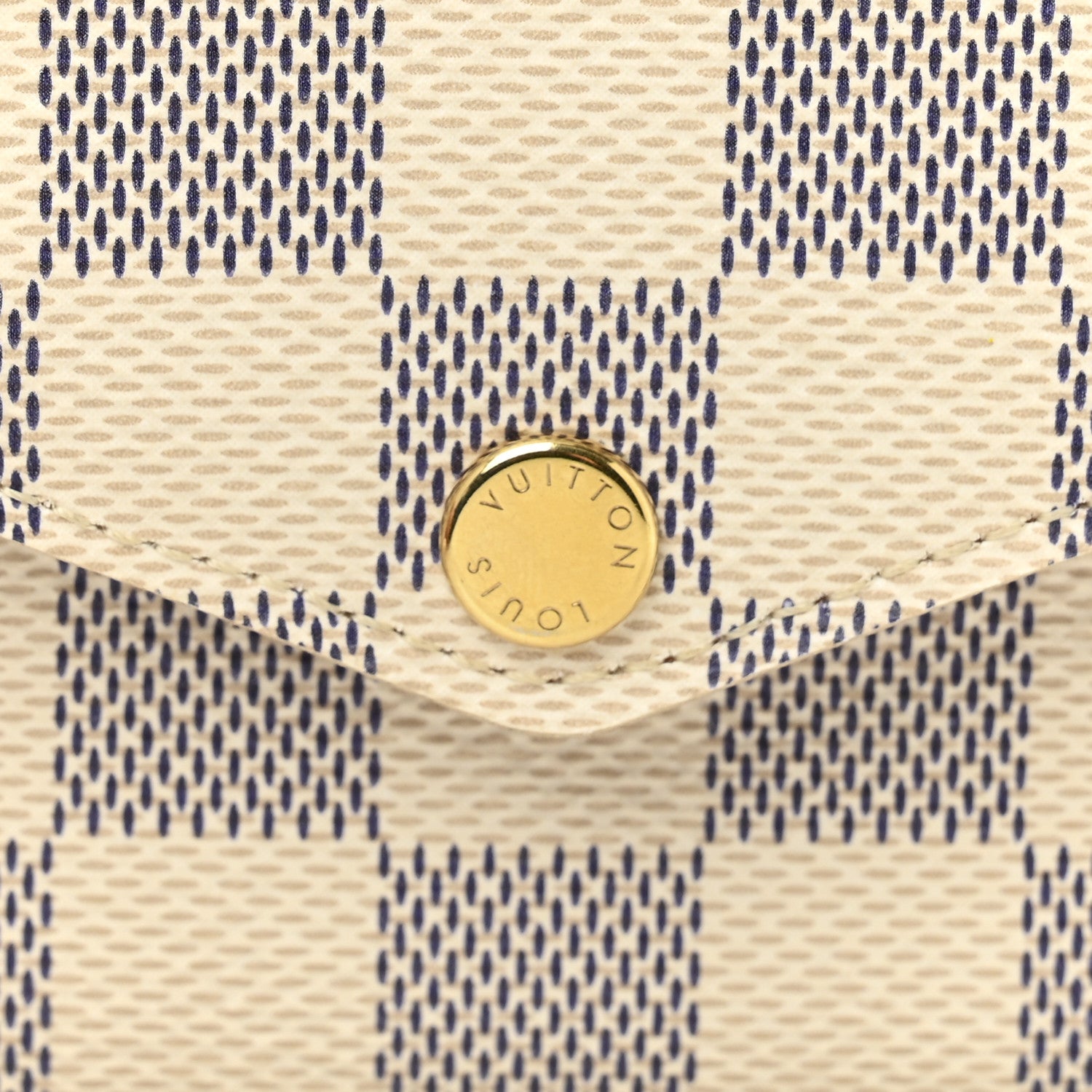 Louis Vuitton Damier Azur Pochette Felicie Chain Wallet Rose Ballerine 9 of 11