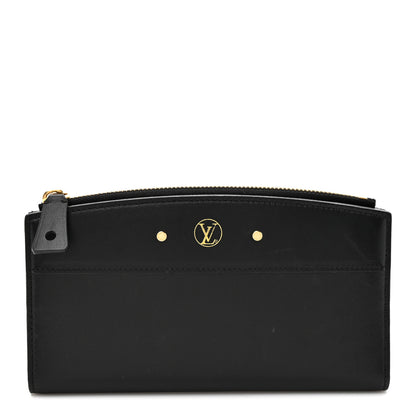 Louis Vuitton Calfskin City Steamer Wallet Black 1 of 9