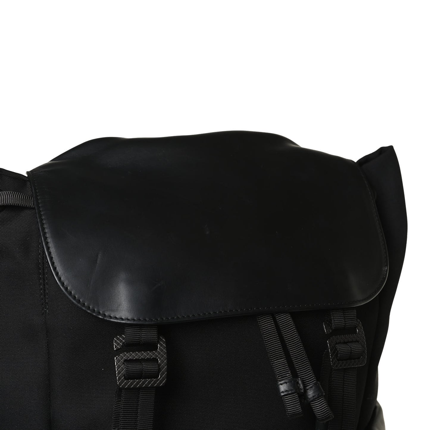 Canvas Calfskin Intrecciato Sassolungo Backpack