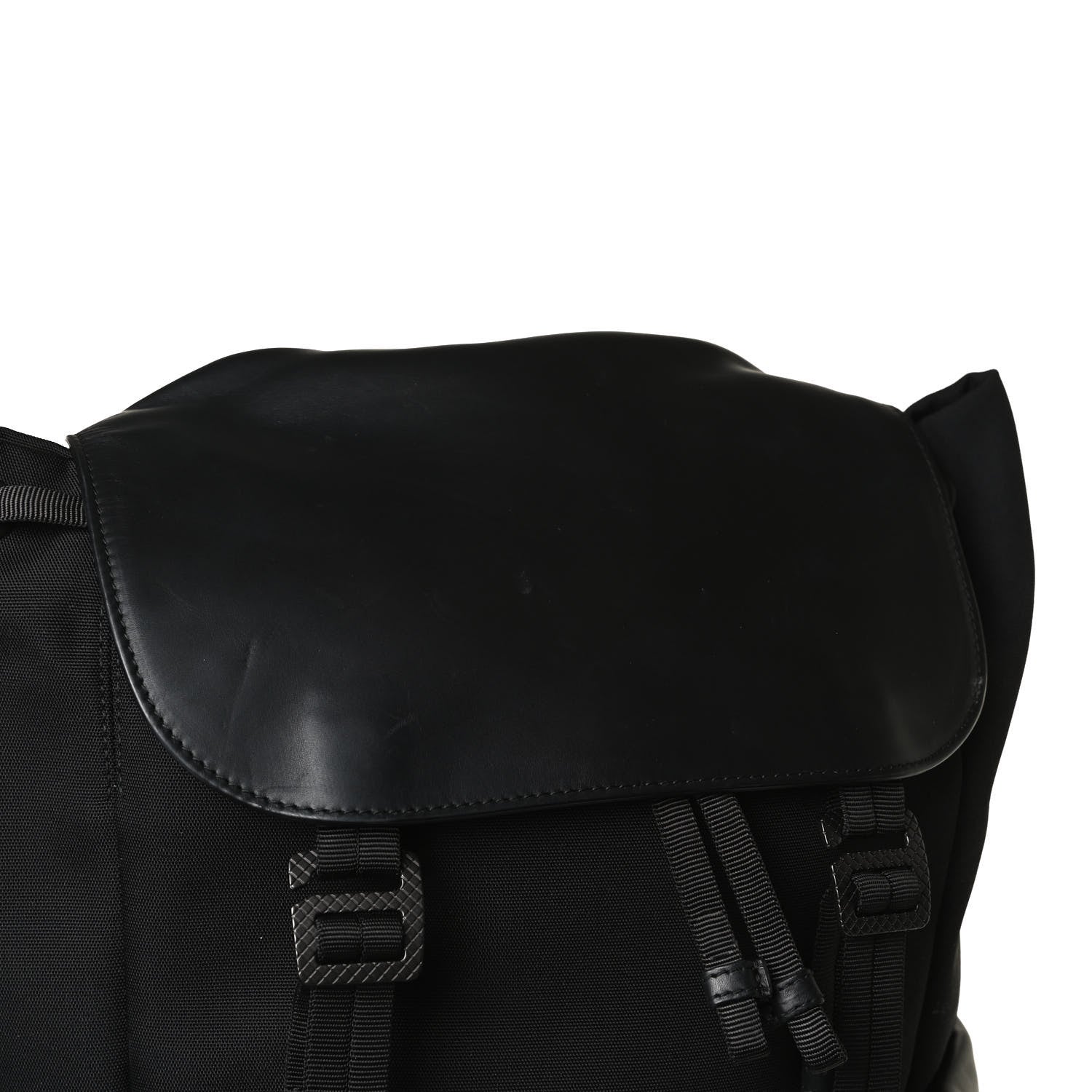 Bottega Veneta Canvas Calfskin Intrecciato Sassolungo Backpack 11 of 12