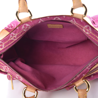 Louis Vuitton Monogram Denim Neo Speedy Fuchsia 5 of 15