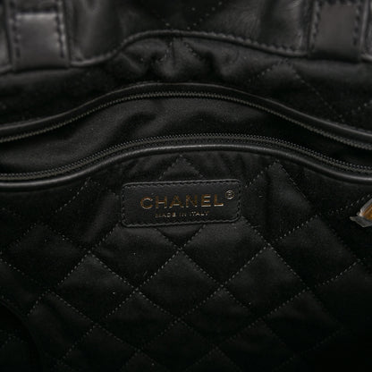 Chanel Shiny Calfskin Quilted 22 Backpack Black 6 of 10