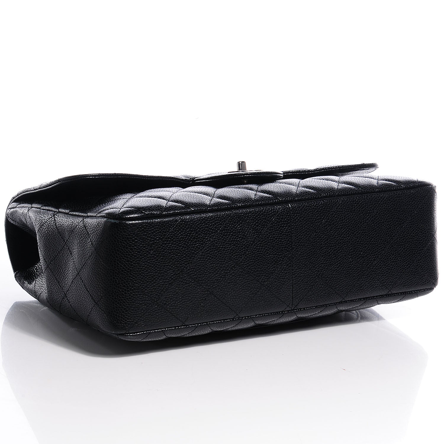 Chanel Caviar Jumbo Single Flap Black 4 of 9