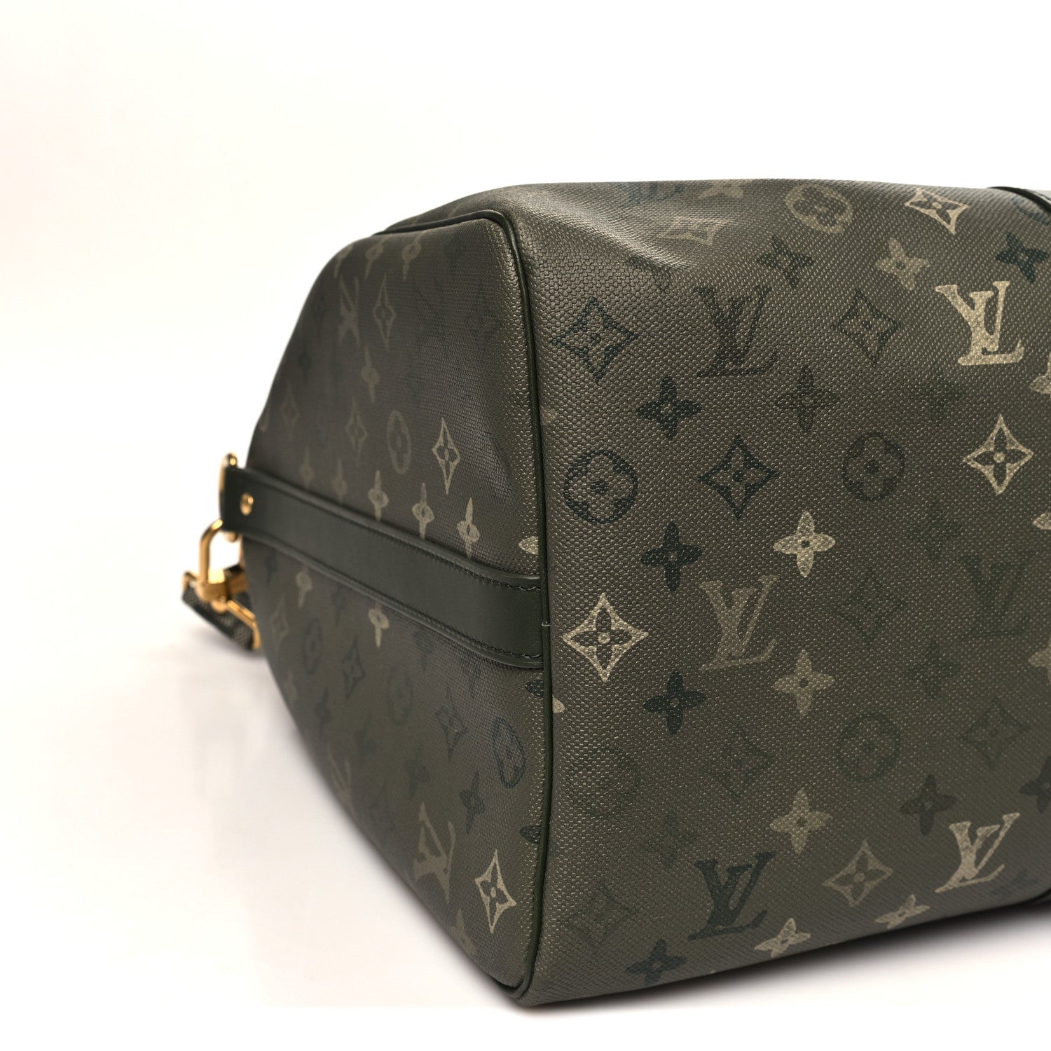 Louis Vuitton Monogram Surplus Keepall Bandouliere 50 Khaki Green 7 of 9