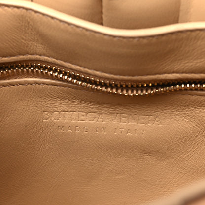 Bottega Veneta Lambskin Maxi Intreccio Padded Chain Cassette Crossbody Bag Almond 6 of 8