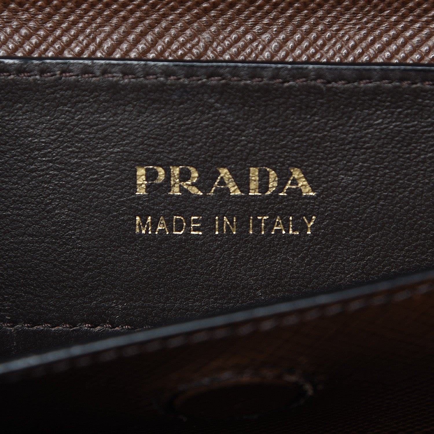 Prada Saffiano Cuir Large Double Bag Cacao 6 of 12