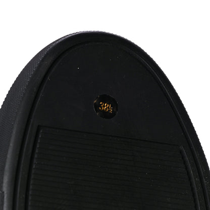 Chanel Patent Grained Goatskin Hollow Out Flower Sneakers 38.5 Black 10 of 10