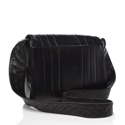 Chanel Lambskin Vertical Quilted Medium Single Flap Black 3 of 15