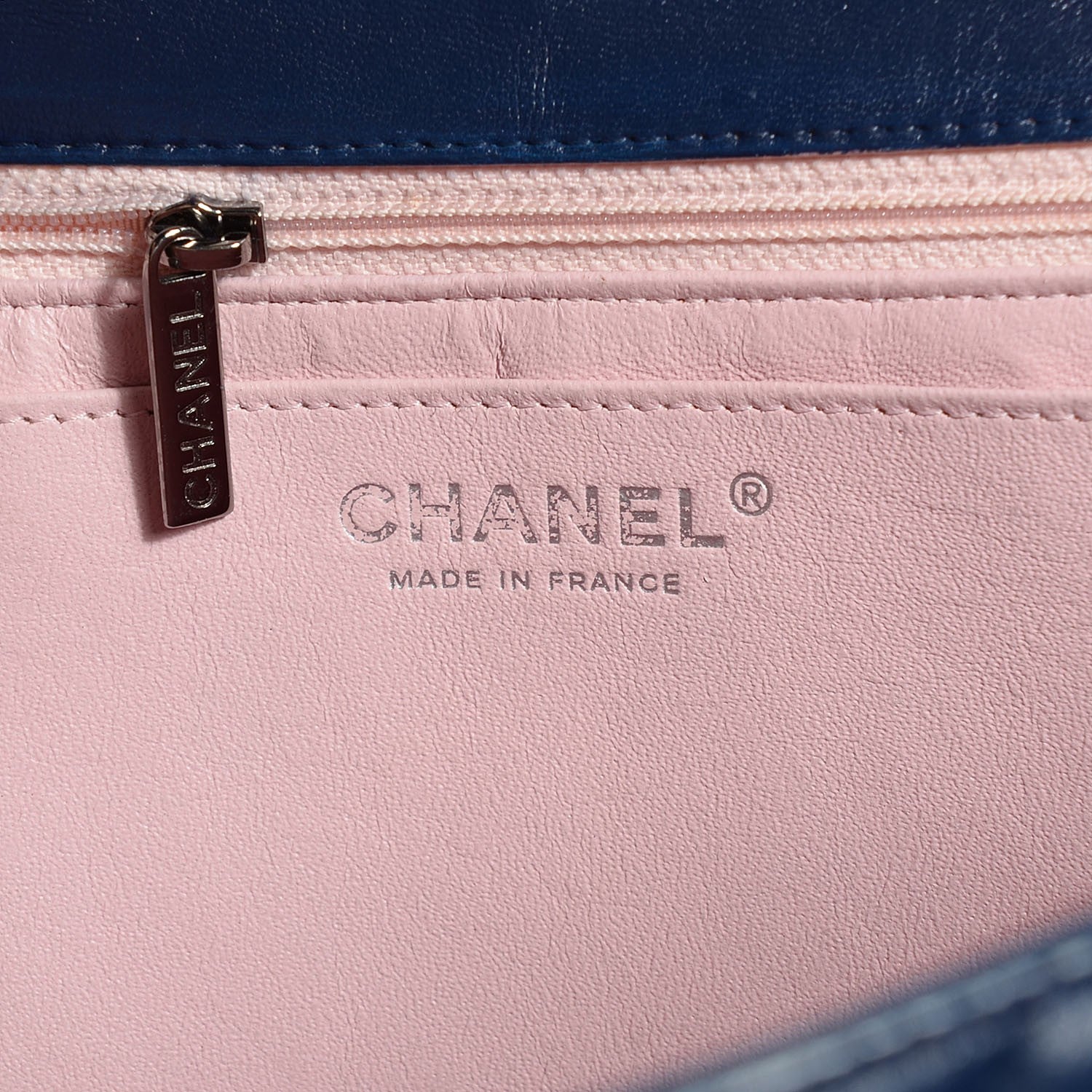 Chanel Lambskin Quilted Maxi Single Flap Dark Blue 6 of 8