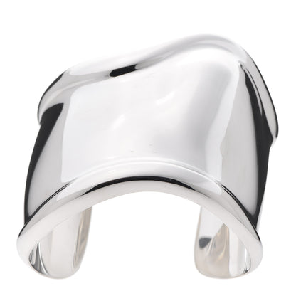 Tiffany Sterling Silver Medium Elsa Peretti Right Wrist Bone Cuff Bracelet 1 of 4