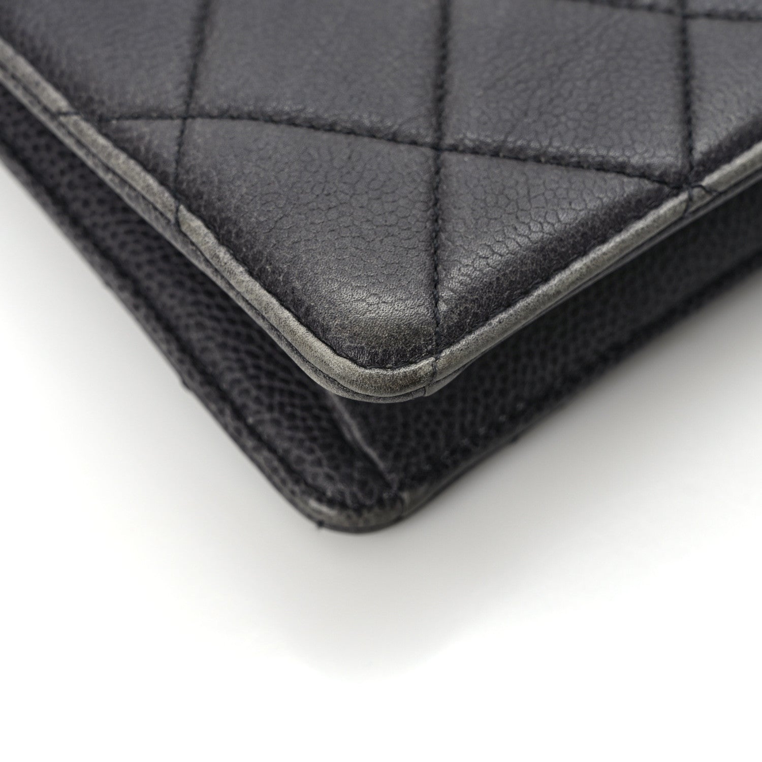 Chanel Caviar Quilted Large Retro Class Flap Dark Navy Blue 9 of 10