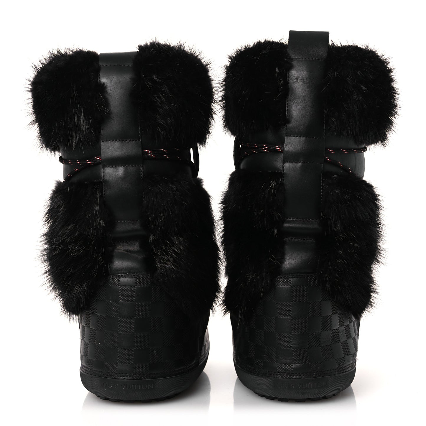 Damier Infini Fur Mens Snowstorm Boot 9 Black