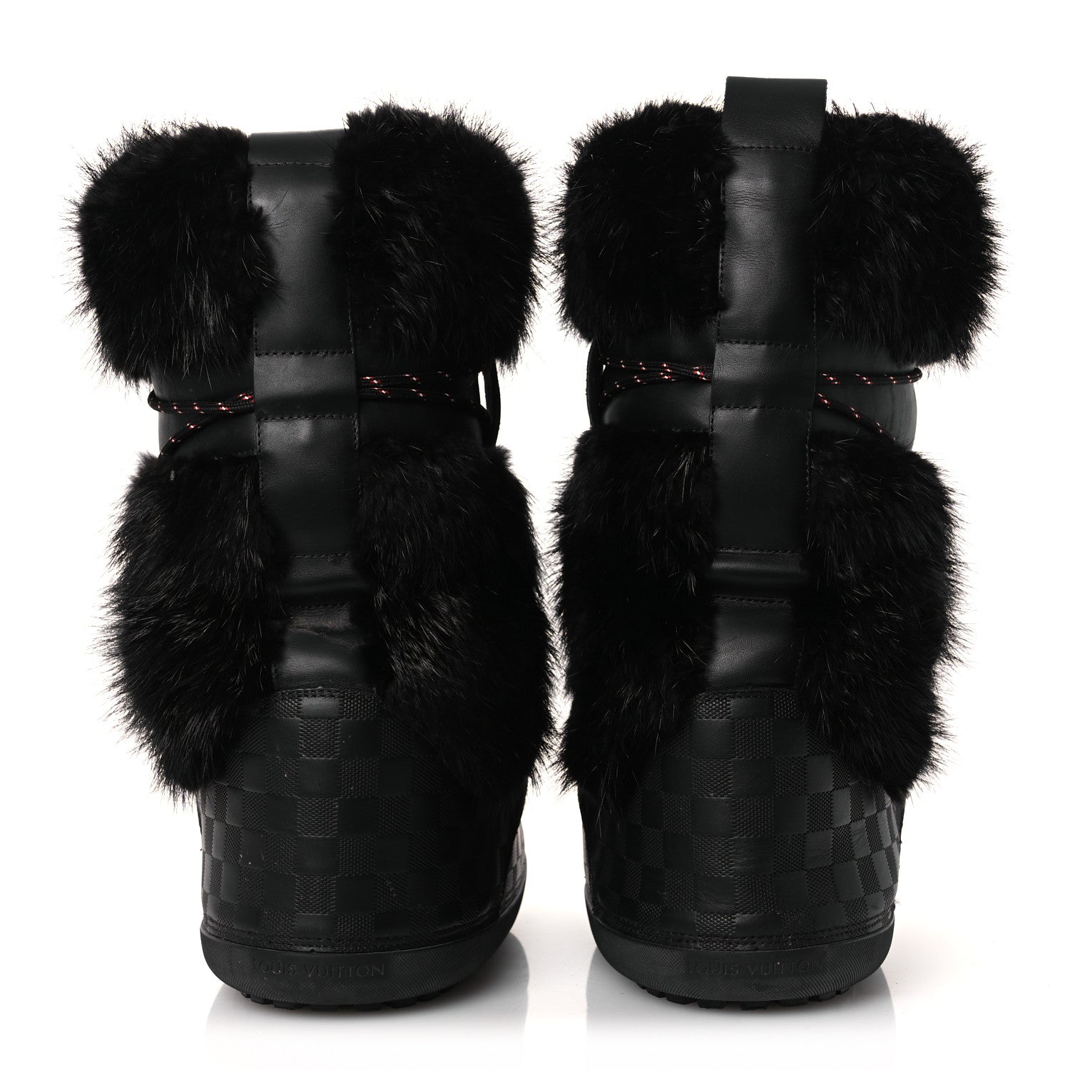 Louis Vuitton Damier Infini Fur Mens Snowstorm Boot 9 Black 6 of 9