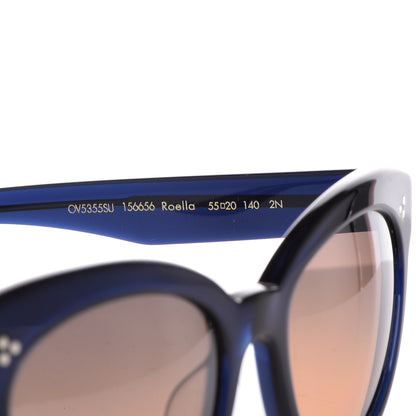 Oliver Peoples Acetate Cat Eye Roella Sunglasses Blue 7 of 10