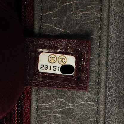 Chanel Aged Calfskin Medium Perfect Edge Flap Grey 7 of 7