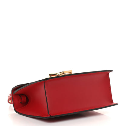 Gucci Calfskin Mini Sylvie Top Handle Bag Hibiscus Red 4 of 9
