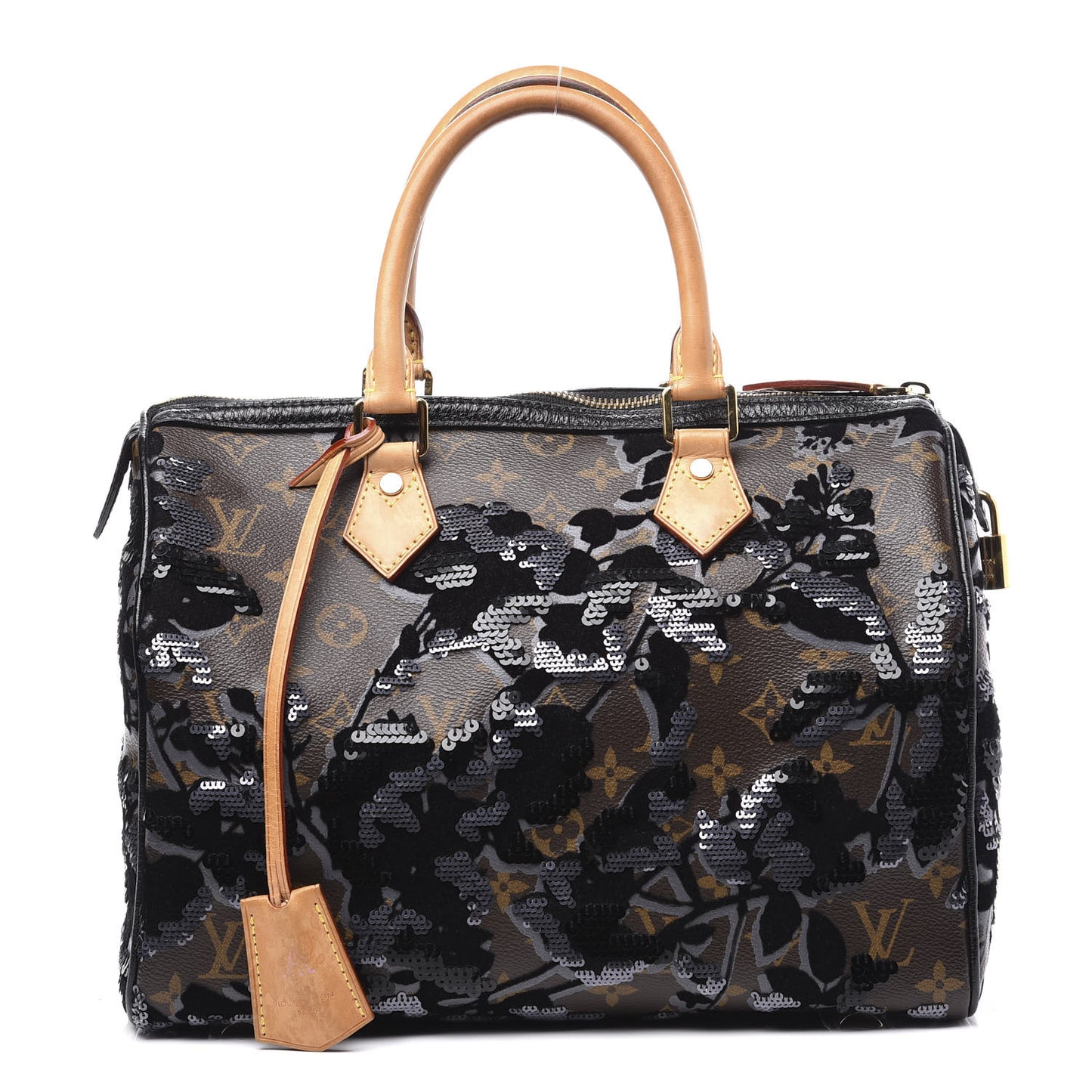 Monogram Fleur De Jais Sequins Speedy 30