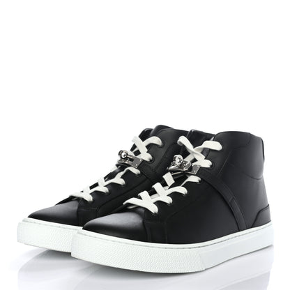 Hermes Calfskin Daydream Sneakers 38 Black 3 of 8