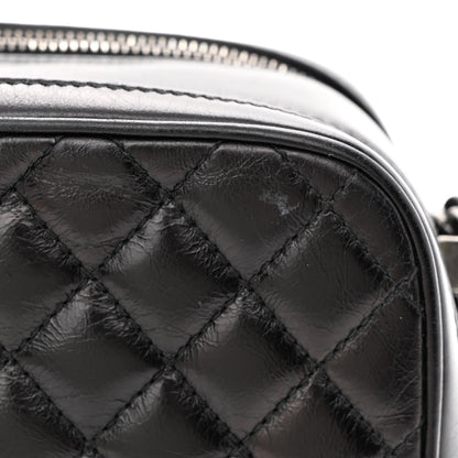 Chanel Glazed Calfskin Small Coco Boy Camera Case Black 12 of 12