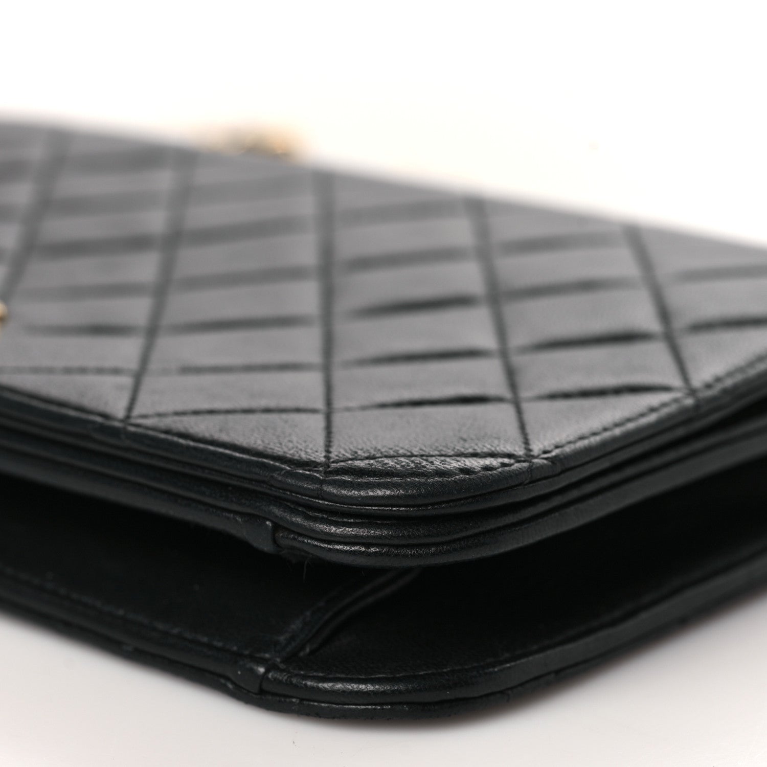 Chanel Lambskin Quilted Small Single Flap Black 9 of 10