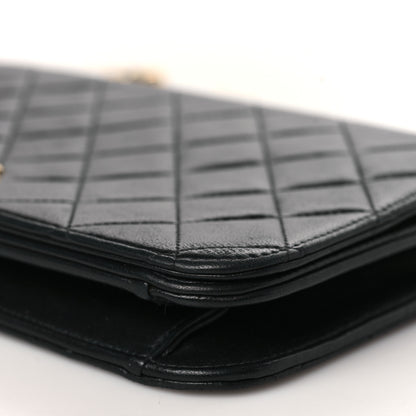 Chanel Lambskin Quilted Small Single Flap Black 9 of 10