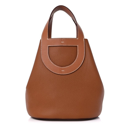 Hermes Taurillon Clemence Swift In-The-Loop 23 Bag Gold 1 of 9