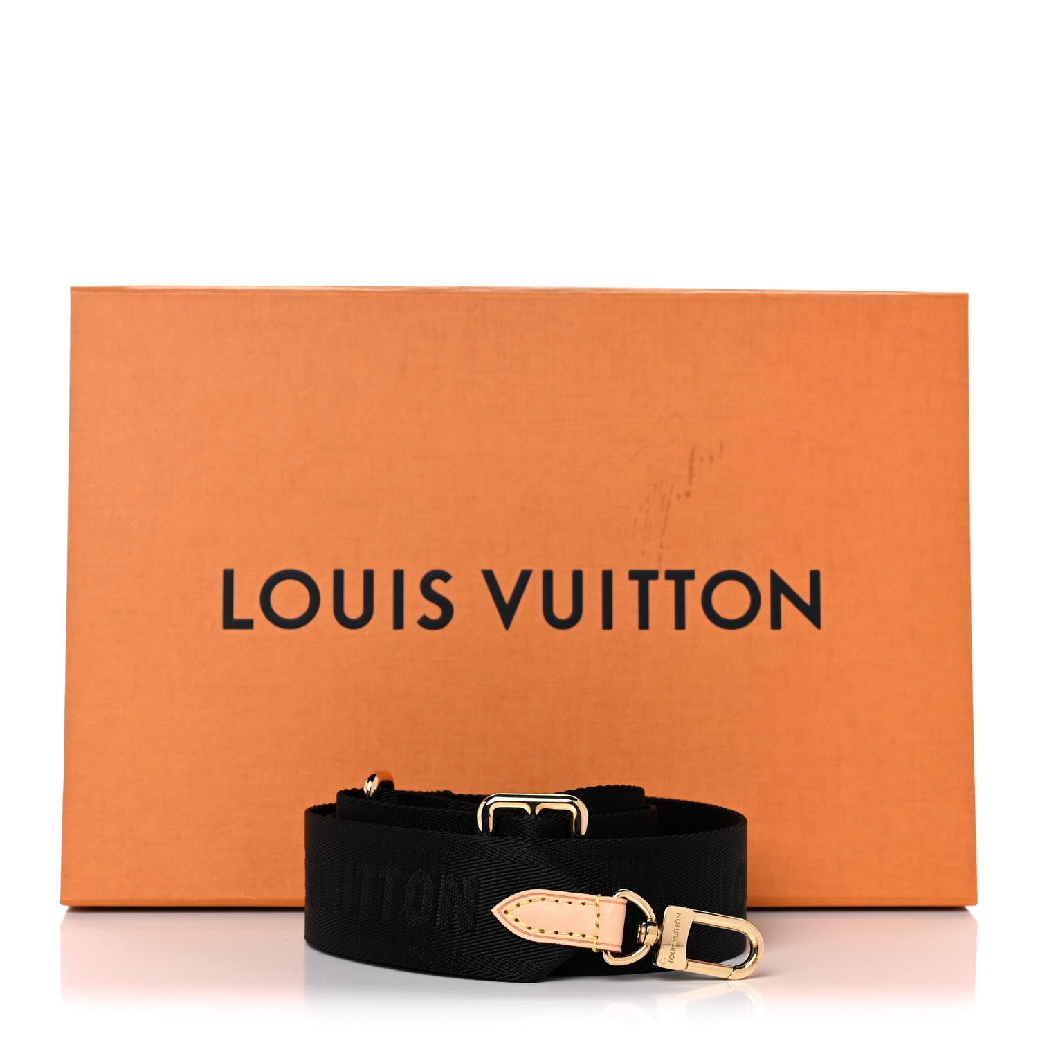 Louis Vuitton Nylon Petite Malle Souple Shoulder Strap Black 6 of 6