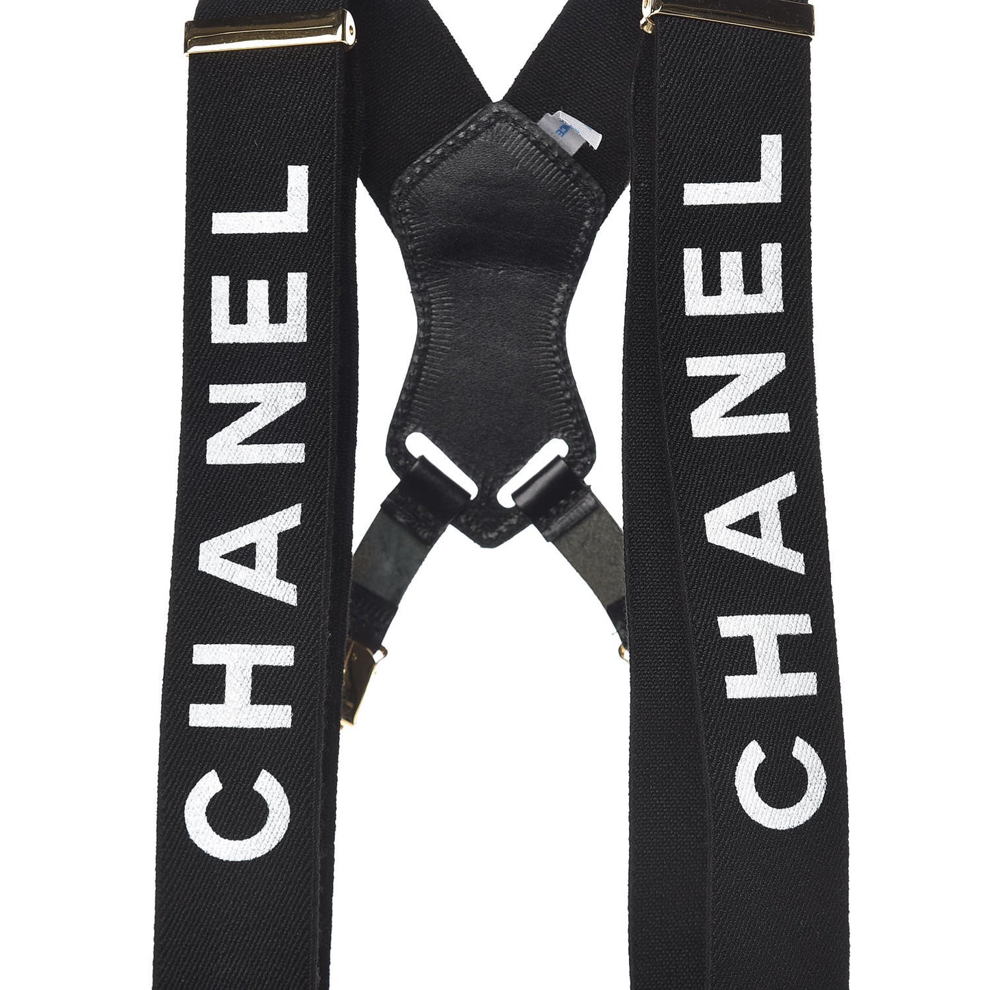 Logo Suspenders Black White