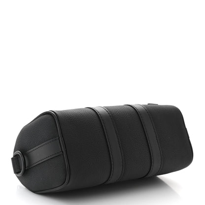 Louis Vuitton Taurillon Keepall Bandouliere 25 Black 4 of 9