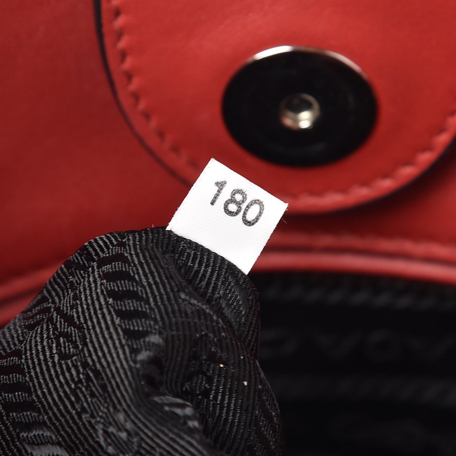 Prada Glace Calf Twin Pocket Tote Fuoco 7 of 8