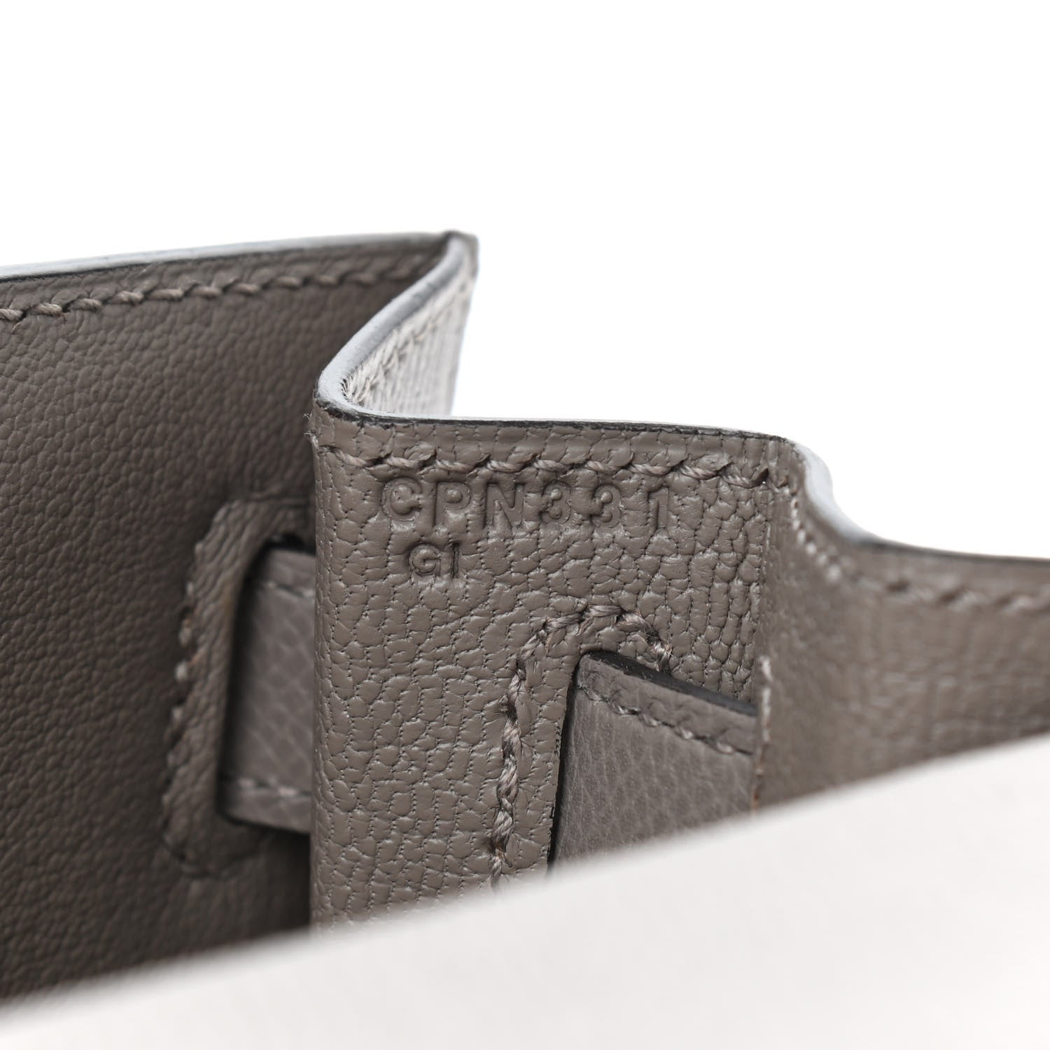 Hermes Epsom Kelly Sellier 28 Gris Asphalte 7 of 11