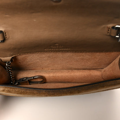Gucci GG Supreme Monogram Super Mini Dionysus Shoulder Bag Taupe 4 of 12