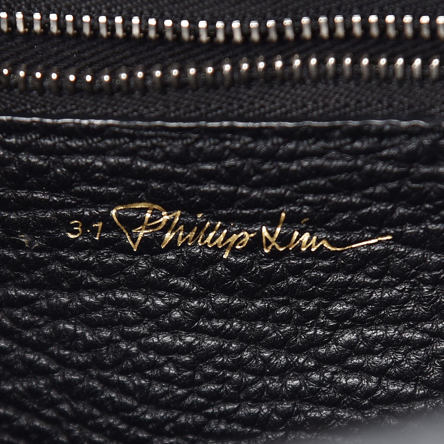 3.1 Phillip Lim 3.1 Textured Calfskin Denim Medium Pashli Satchel 6 of 13