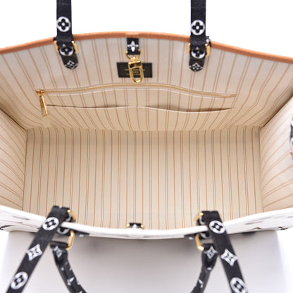 Louis Vuitton Monogram Giant Jungle Onthego GM Ivory 6 of 10