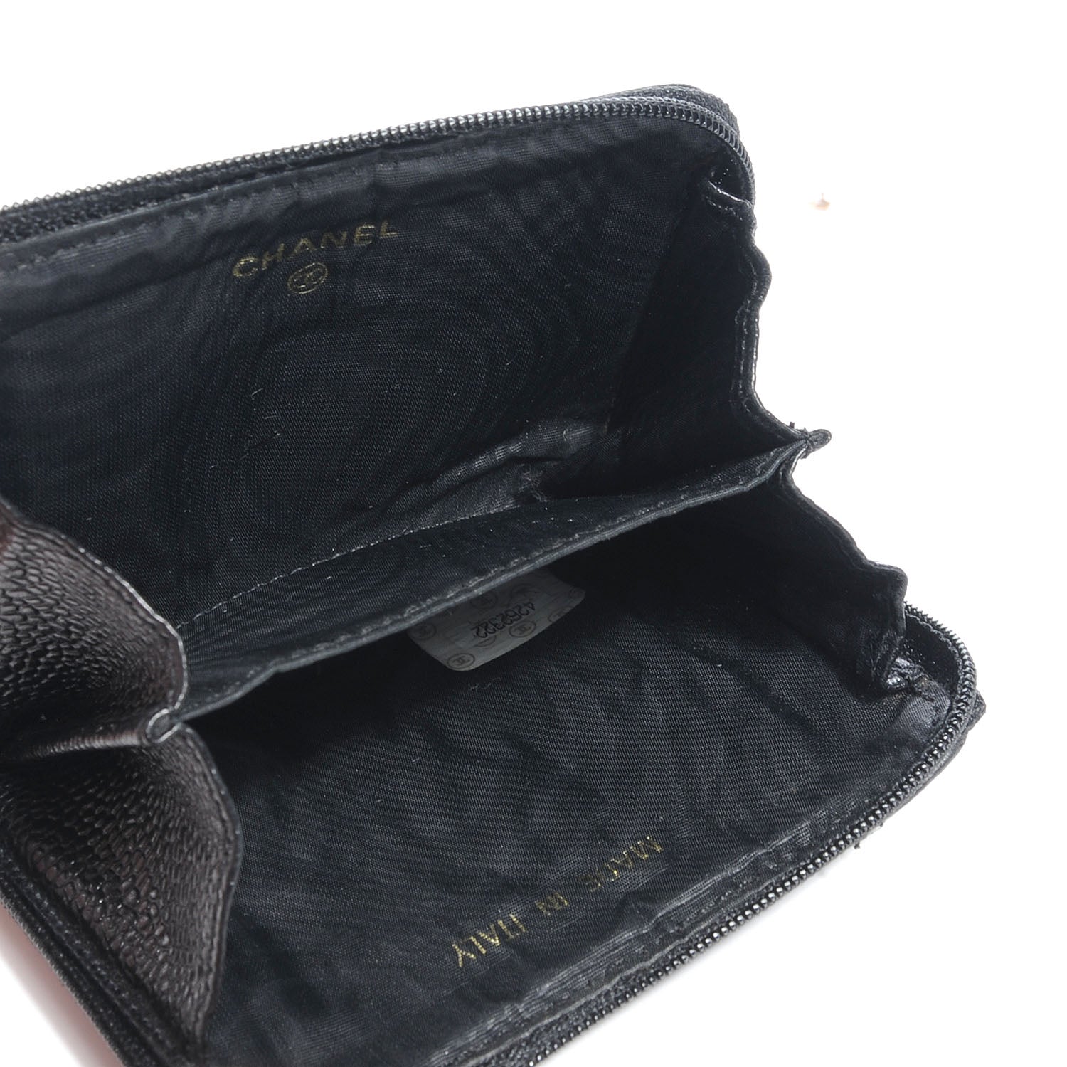 Chanel Caviar CC Coin Purse Black 5 of 8