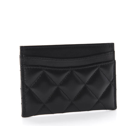 Chanel Lambskin Quilted Card Holder Black 3 of 8
