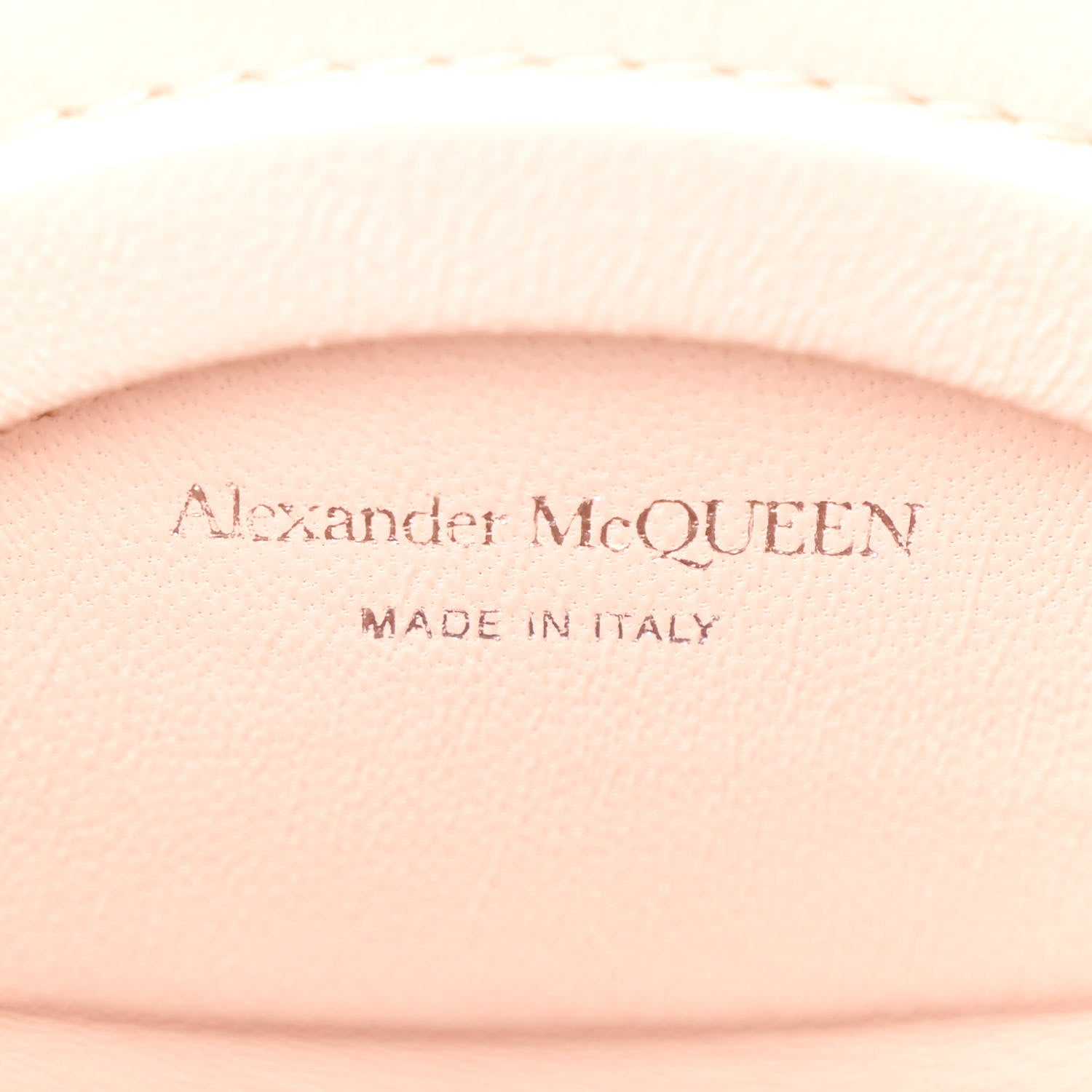 Alexander McQueen Calfskin Mini Curve Bucket Bag Tan 6 of 11