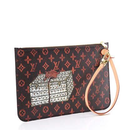 Louis Vuitton Catogram Neverfull MM GM Pochette Marron 2 of 6