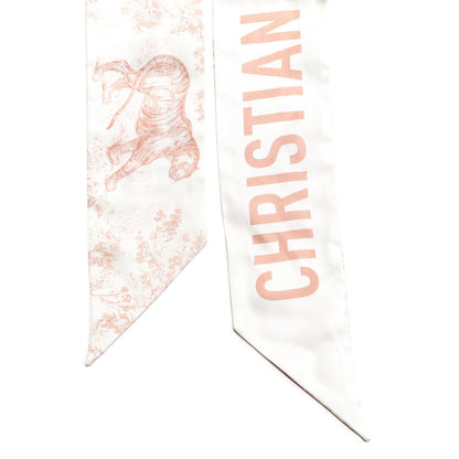 Christian Dior Silk ABCDior D Danse Mitzah Scarf Black 2 of 4