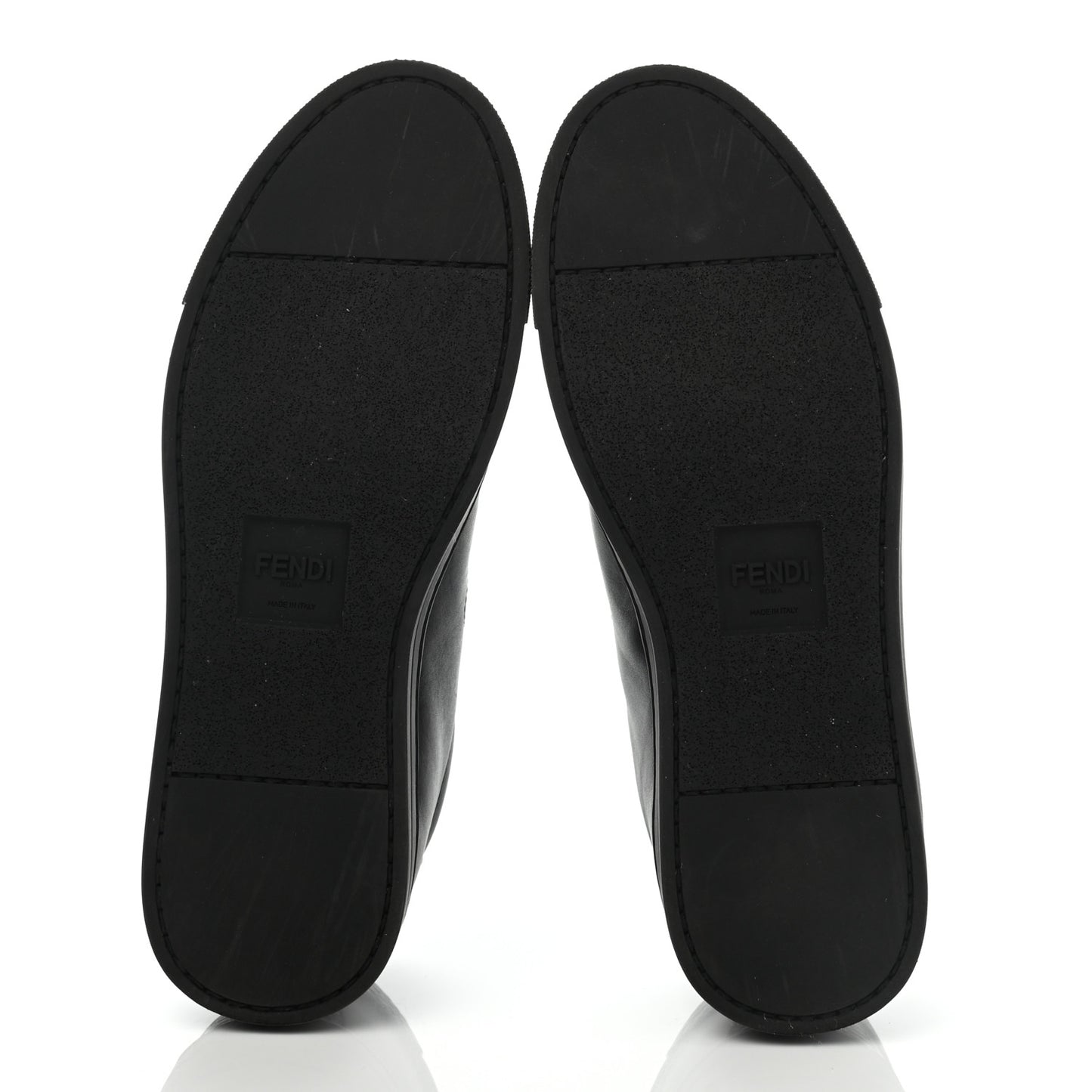 Calfskin Monster Bag Bug Low Top Sneakers 37.5 Black