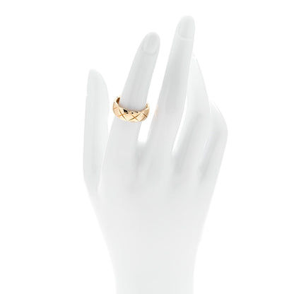 Chanel 18K Yellow Gold Small Coco Crush Ring 53 6.5 2 of 5