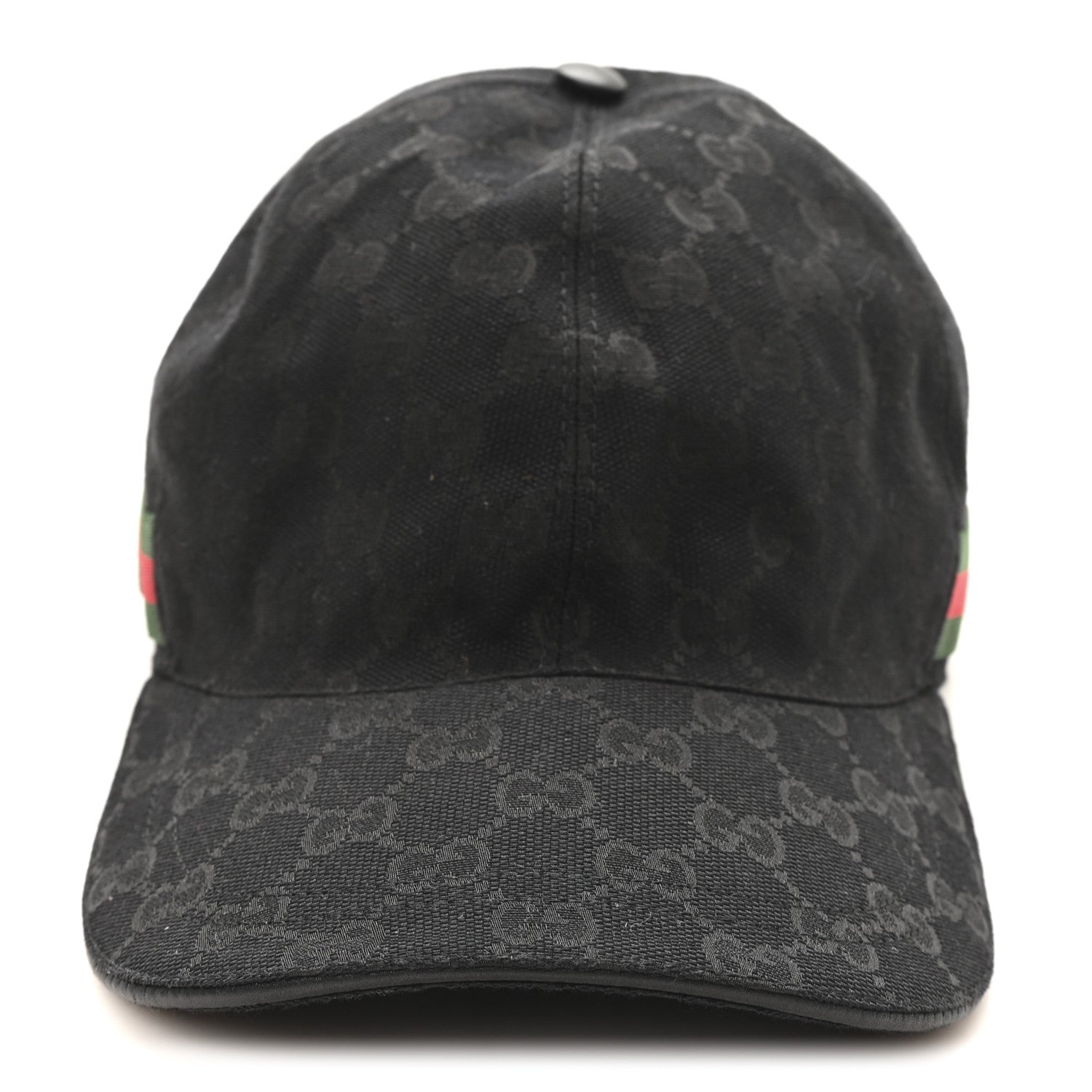 Gucci Monogram Web Baseball Hat XL Black 3 of 9