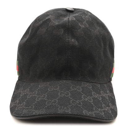 Gucci Monogram Web Baseball Hat XL Black 3 of 9