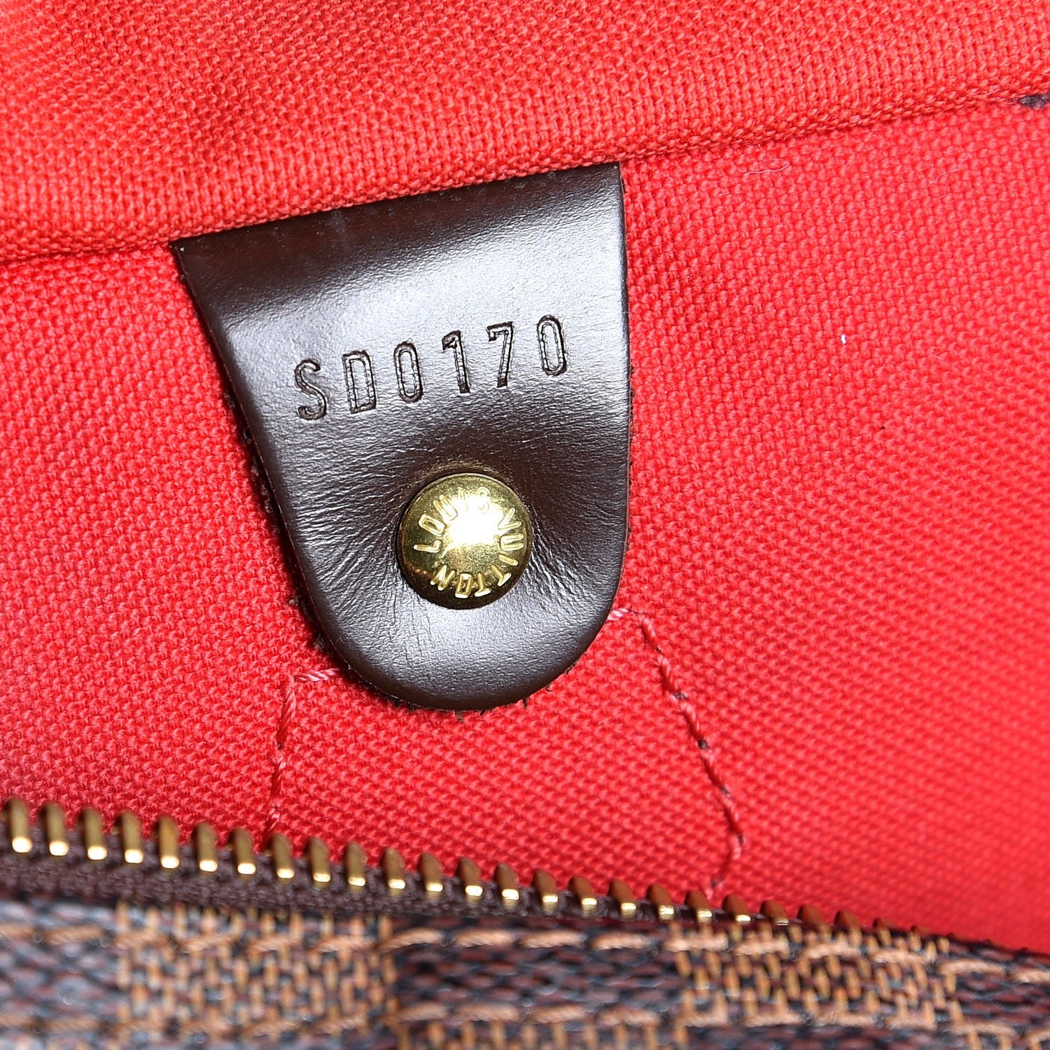 Louis Vuitton Damier Ebene Speedy 35 6 of 20