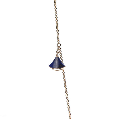Bulgari 18K Yellow Gold Diamond Turquoise Lapis Lazuli Divas' Dream Necklace 4 of 6